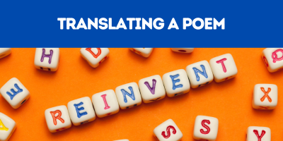 Hi #WritingCommunity! A reminder that I am running a workshop online on Thurs 25th on TRANSLATING A POEM. 

We'll have lots of fun reinvigorating poems and finding ways to edit your future work.

Info and booking here: nikkidudleywriter.com/workshops.html

#writingworkshops #poetrytwitter