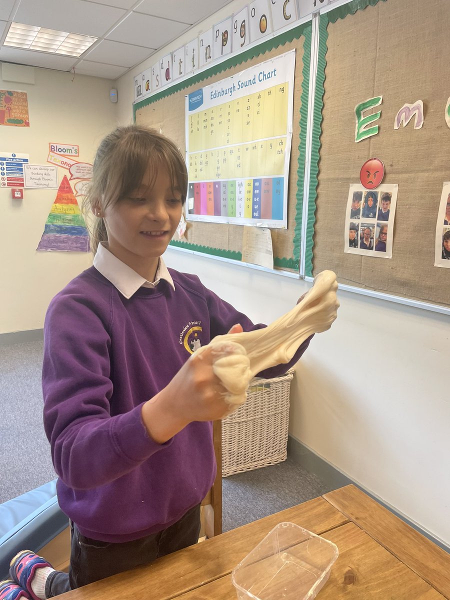 We made slime in The Den today.. sorry parents/carers!!!