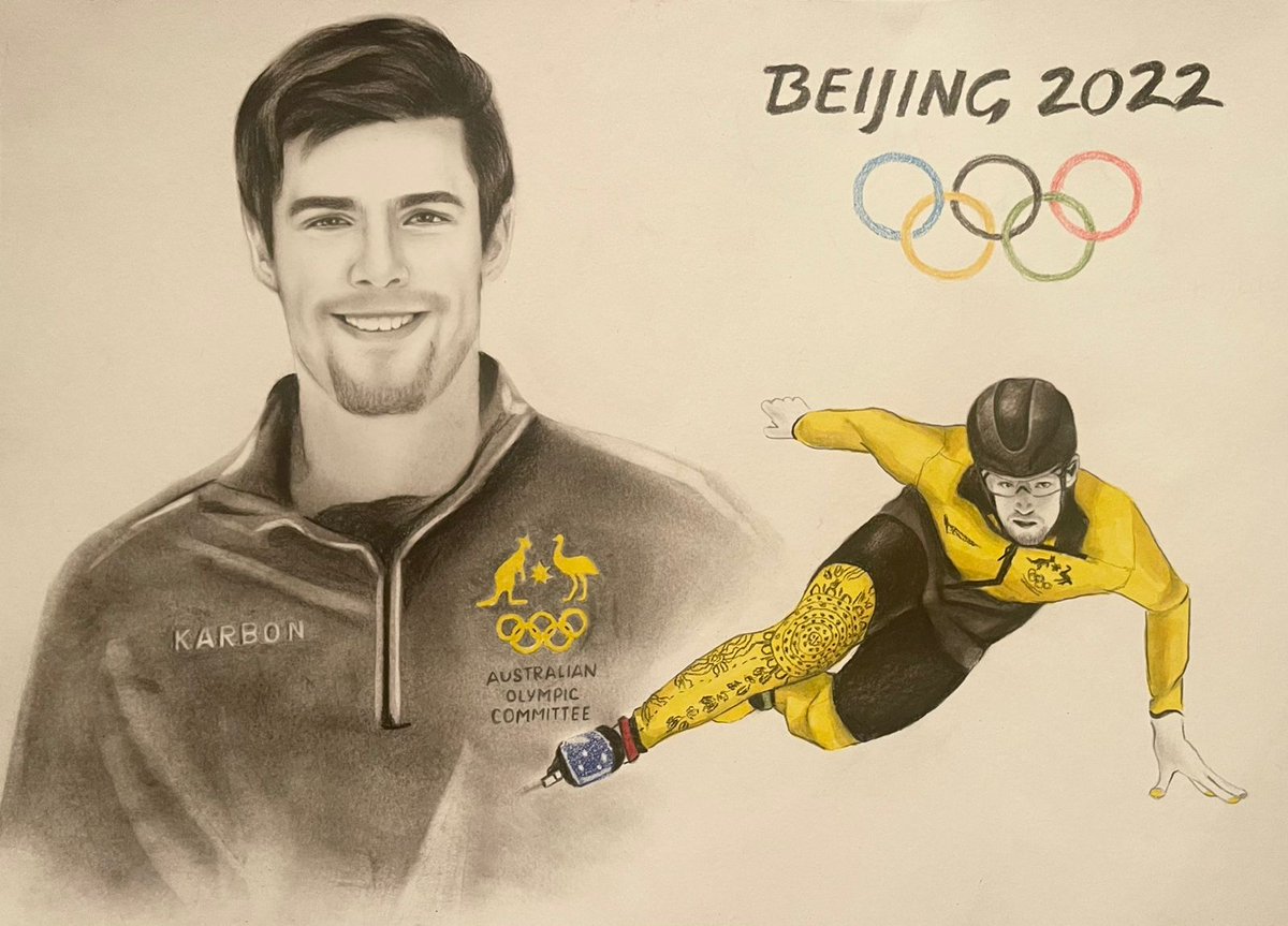 This incredible fan art was sent to me by Inzhu. Thank you, you are very talented! 

#art #iceskating #iceracing #speedskating #skating #fanart #artist #drawing #drawingart #shorttrackskating #olympian #olympics #winterolympics
#teamaus #athlete #iceskater