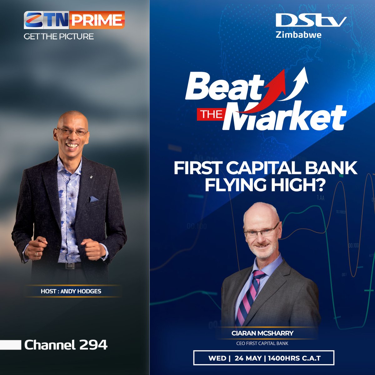 Is First Capital Bank Flying High?

Find out more on today's (Wednesday) episode of #BeatTheMarket LIVE on #ZTNPrime, #DStv294 at 14:00 HRS CAT.

#GetThePicture #Zimbabwe #ZTNPrimeTurns1