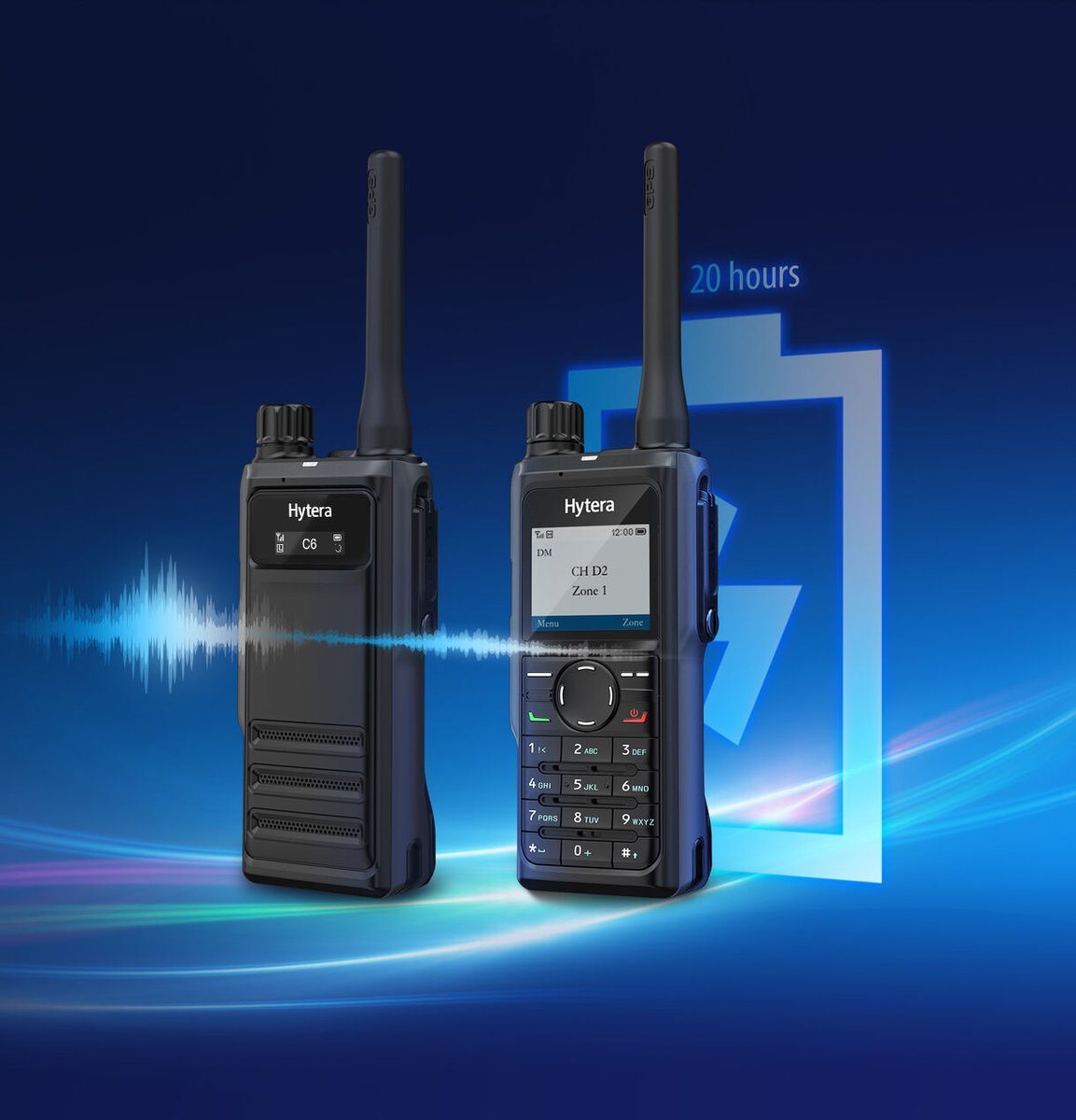 The Hytera HP605 and HP685

- Business Critical Users
- Small and Light in Style.
- AI Based voice technology
- Enhanced battery life of over 20 hours

ctsradios.co.uk/pages/rapid-se…

#Hytera #twowayradios #Digital #walkietalkies #unitedkingdom #London #AI  #events #Security