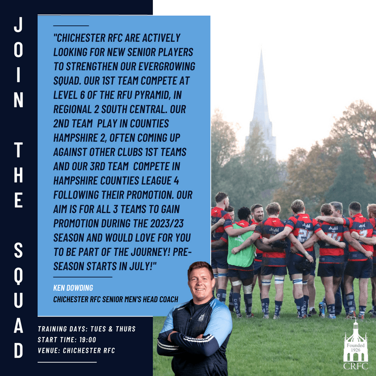 Chichester RFC are Recruiting! #Pitchero
pitchero.com/clubs/chichest…