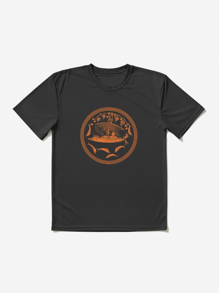 New Design: Dionysos Crossing the Sea This design is inspired by a 2,500-year-old ancient Greek Kylix (drinking cup). Available on Redbubble: redbubble.com/shop/ap/145934…