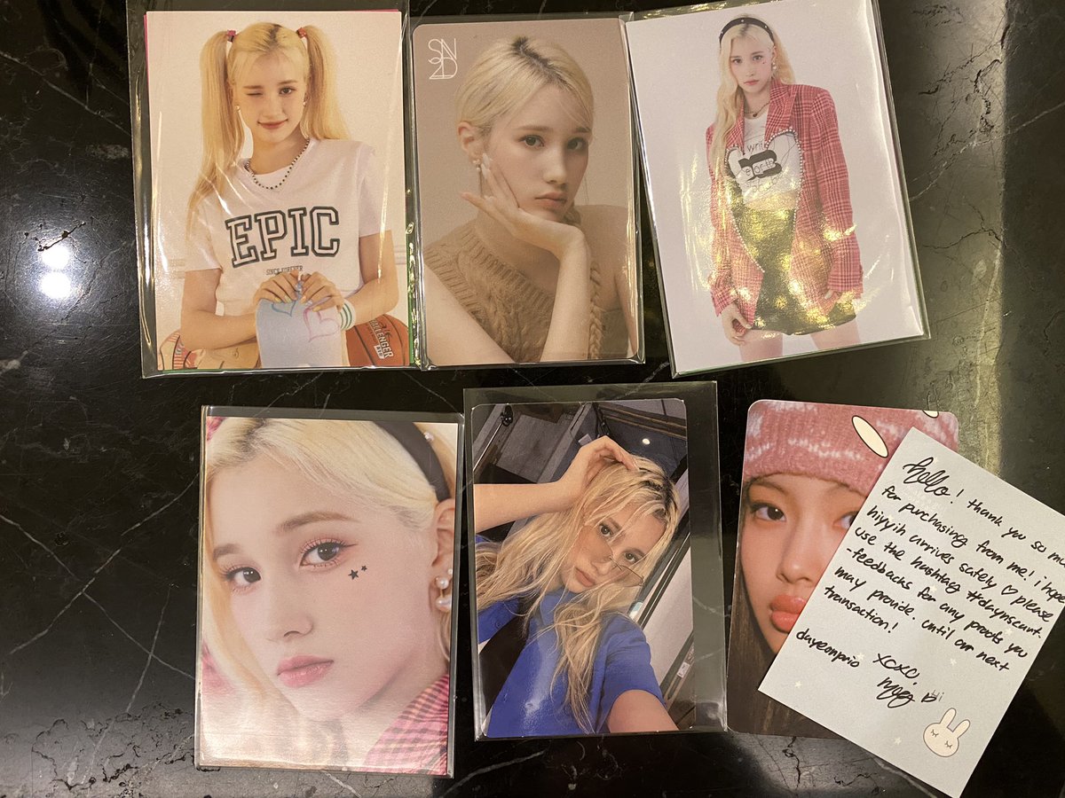 rina_hew's tweet photo. × @dayeonprio | #daynscartfeedbacks ×

Helloooo, we (with @304BHY ) already received our hiyyih pcs. Thank you so much for the freebies 🫶

~{ #hewmail }~ https://t.co/gOLUY9q5XC