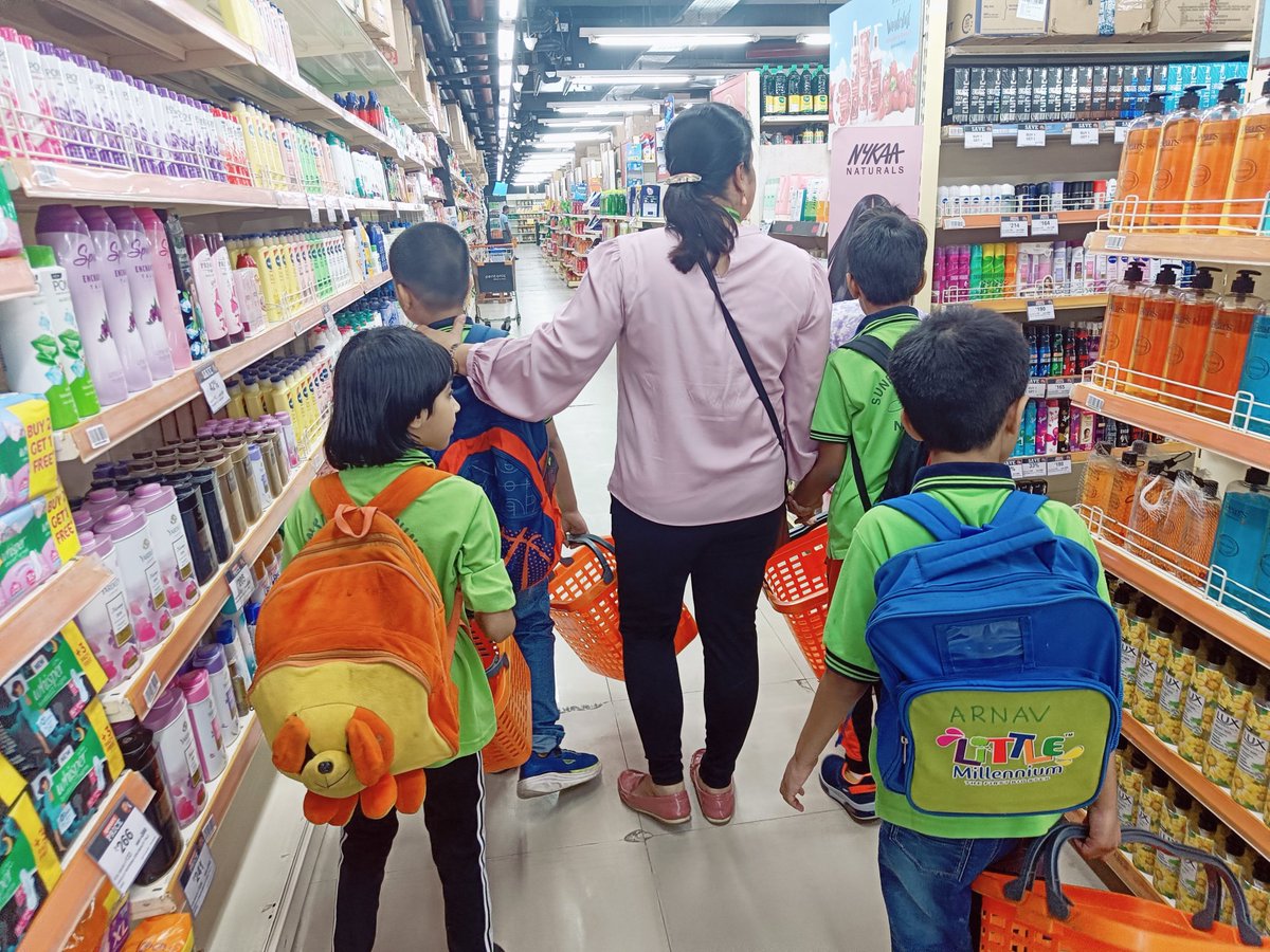 Sunrise Learning Special School, Early Learning Center Class students went for a Super Market Day! #supermarket #spencers #learningeveryday #sunriselearning #specialschool