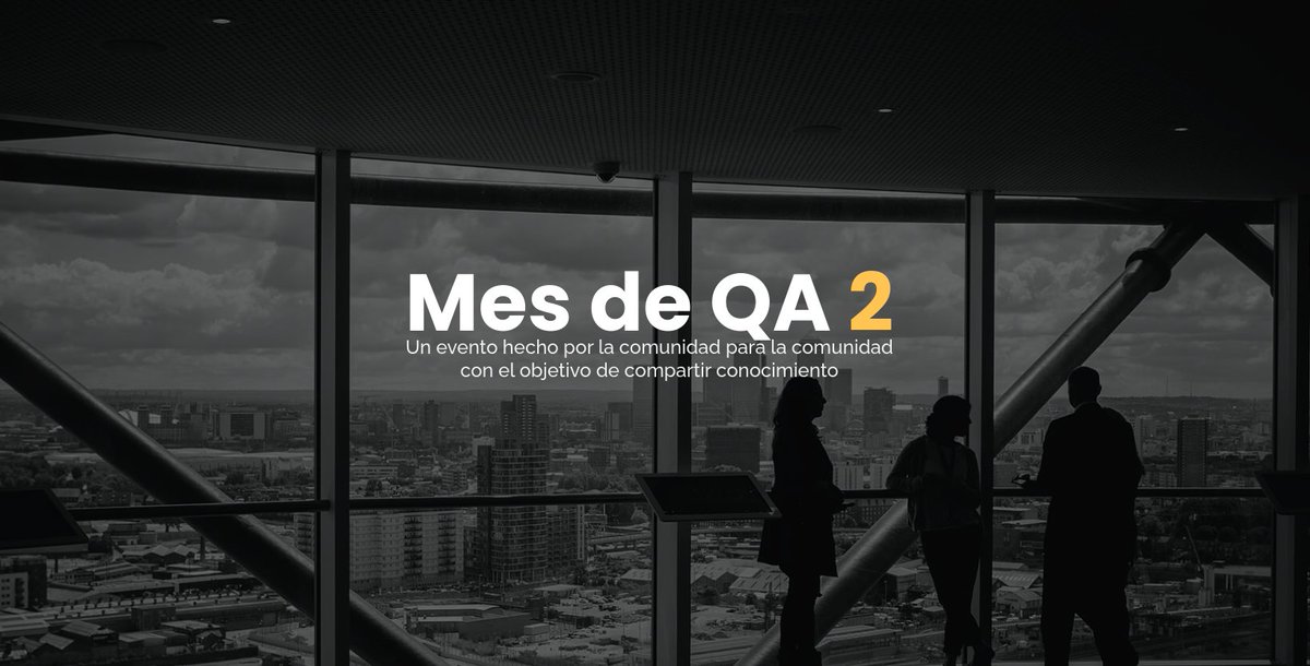 Nos emociona anunciar que este año vuelve el Mes de QA. Como el año pasado, varias comunidades y personas hemos colaborado para crear esta edición para compartir conocimiento sobre QA. ¡¡En breve, más noticias!!