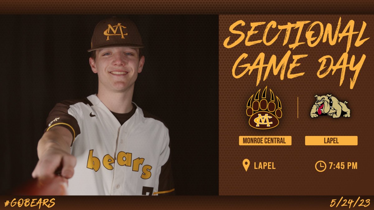 Monroe Central Golden Bears tweet media