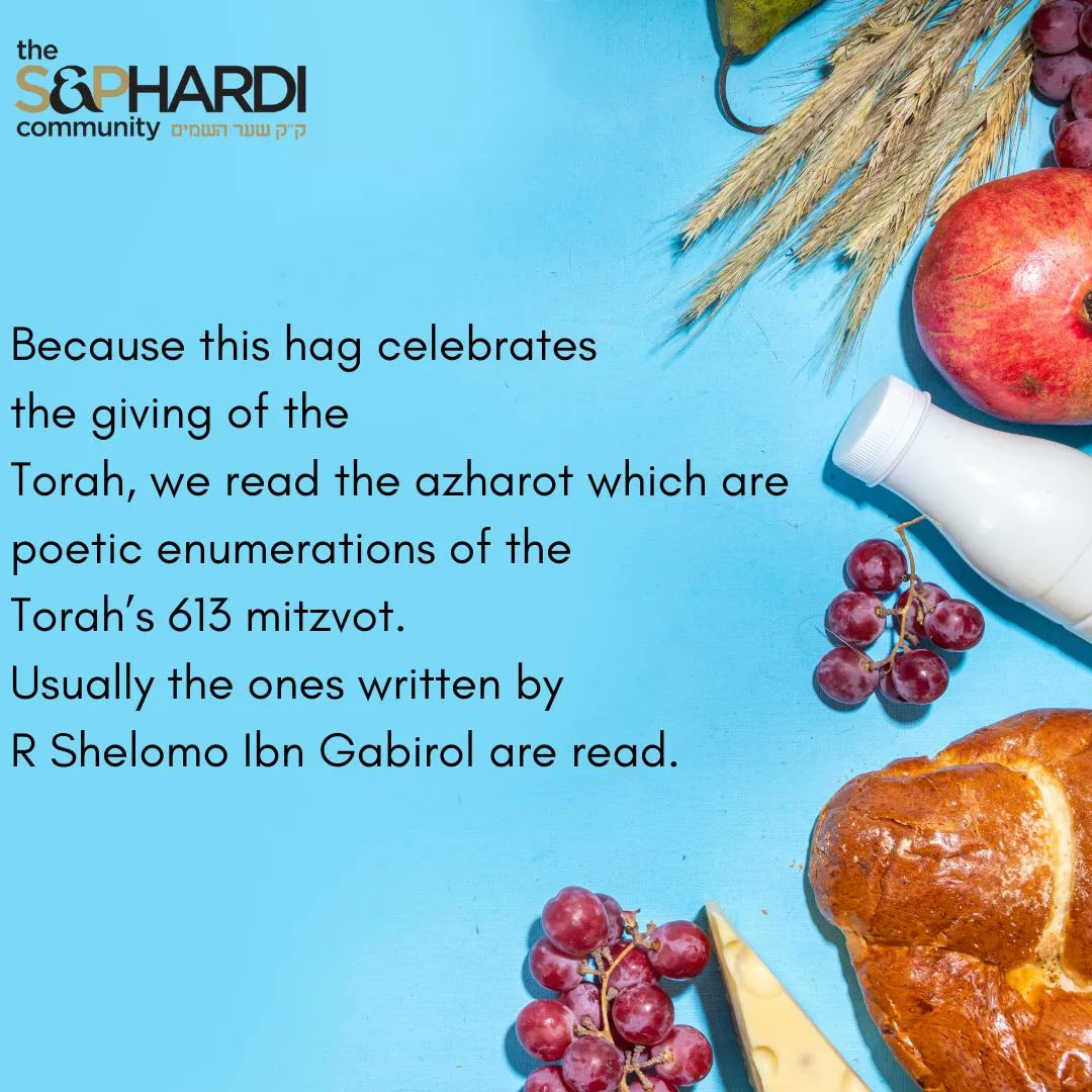 sandpuk's tweet photo. This week we will celebrate Shabuot. What are we celebrating, and are there any Sephardi customs? 

Swipe to find out… 👉 https://t.co/GxZTZ87JUL