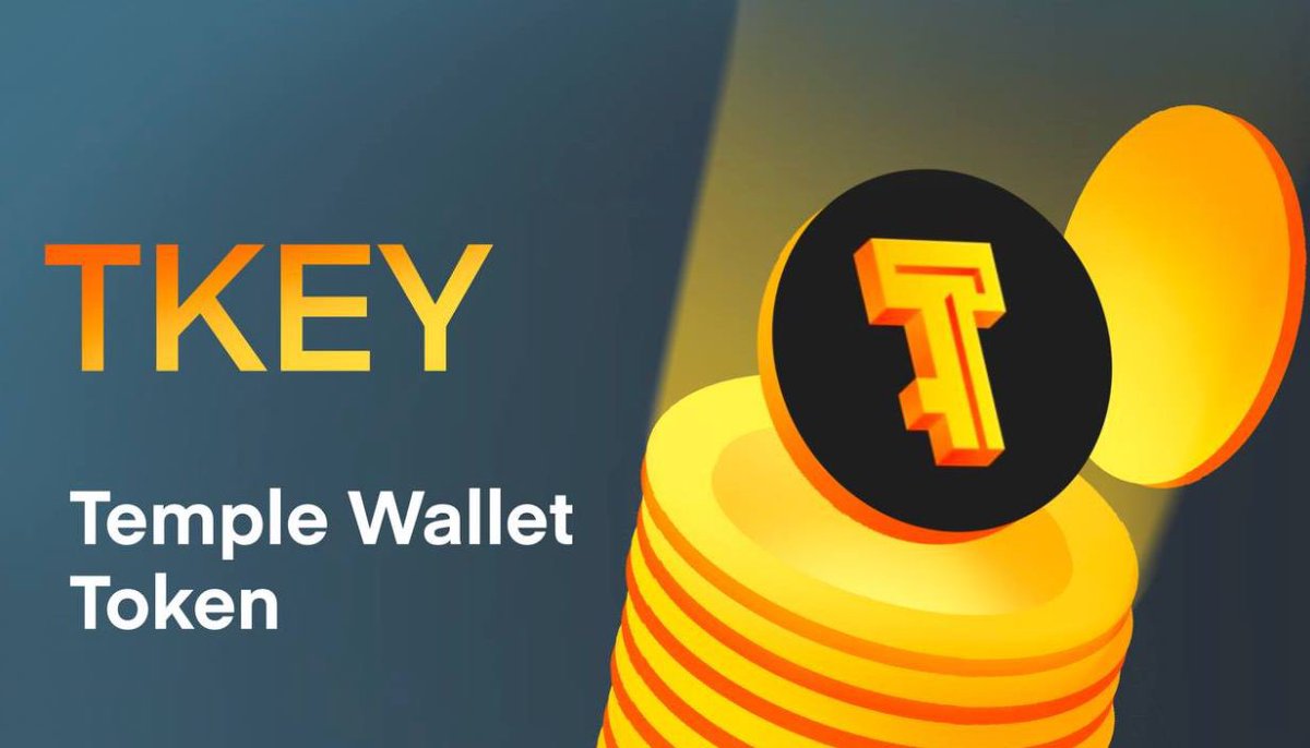 🚀What you might have guessed happened: TKEY - the first #Tezos wallet token was launched!

☝️TKEY is intended to incentivize and reward users, as well as for Temple popularizing.

👀You can read about the deflationary TKEY token in this blog post: story.madfish.solutions/tkey-the-templ…