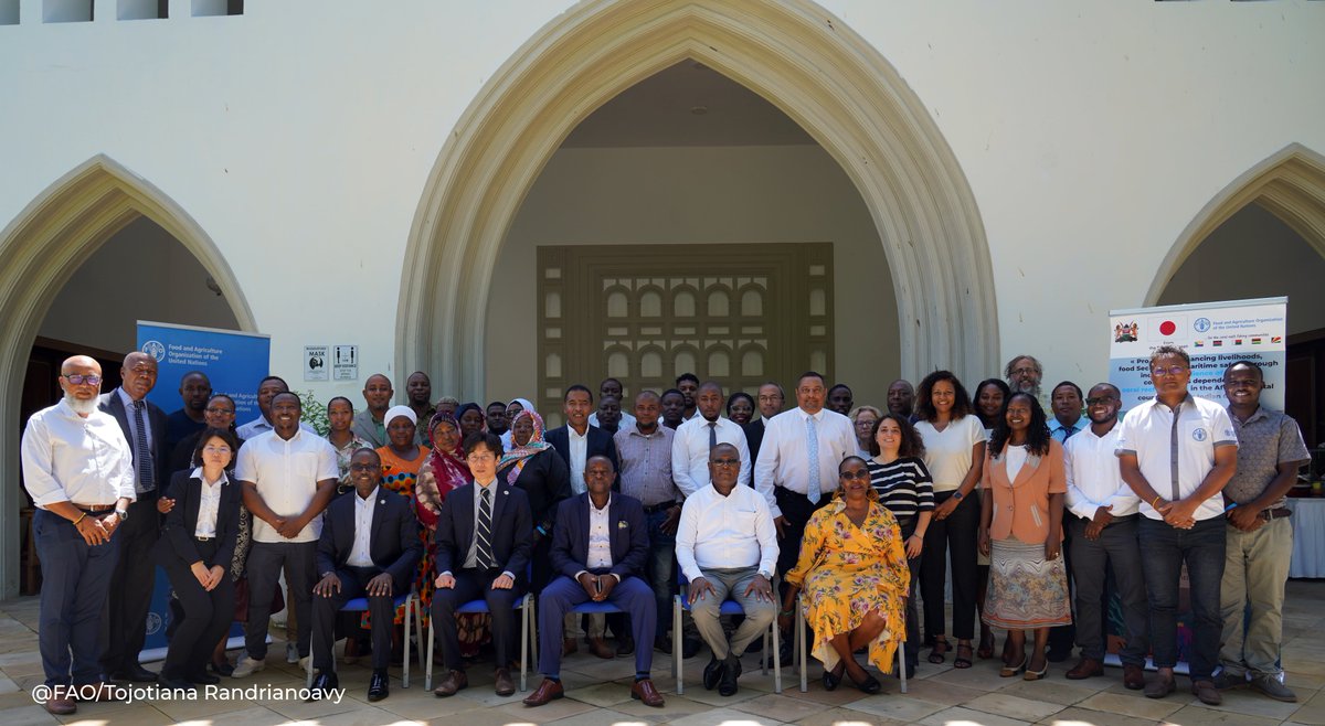 FAOMadagascar's tweet photo. First day of Regional Steering Committee Meeting of “Enhancing Livelihoods, Food Security & Maritime Safety through Increased Resilience of Fishing Communities Dependent on Coral Reef Fisheries in the African Coastal countries of the Indian Ocean" #REEFISH, financed by @JapanGov https://t.co/6gpQFiEwDS