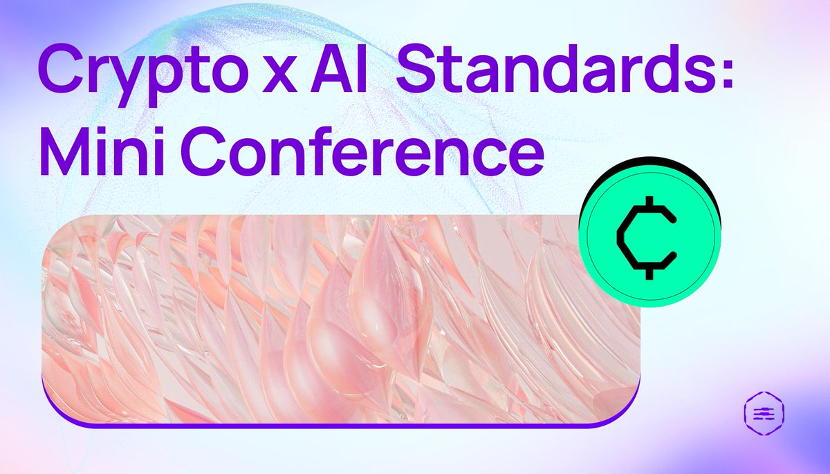 valoryag's tweet image. Calling all builders in AI x Crypto!

The AI x Crypto standards mini conference on interoperability will be on the 1st of June.

This will be an exciting opportunity to brainstorm improving interoperability.

Sign up now: hopin.com/events/crypto-…