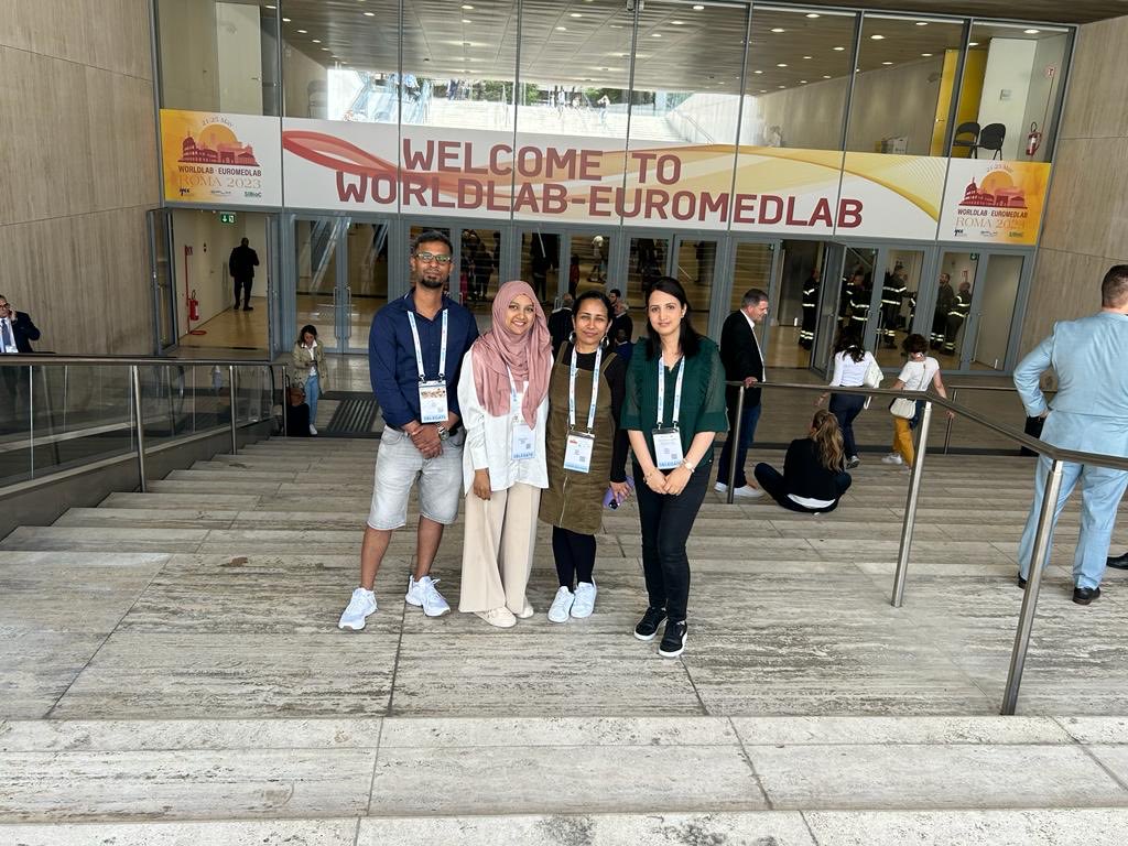 RufusVinod's tweet photo. This was a good experience with lot of information regarding diagnostic in @euromedlab2023 https://t.co/AQMNrUM98m