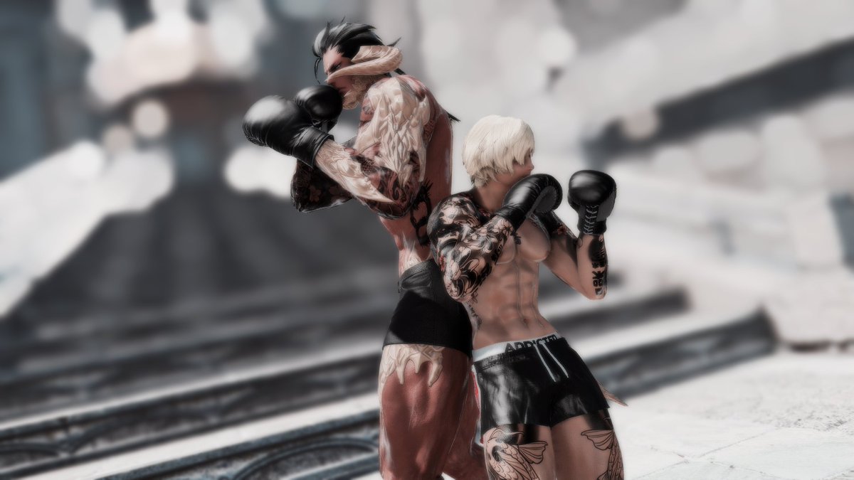 au_ra_daddy's tweet photo. Sparring partners .

#gposers #ffxivsnaps #FFXIVScreenshots #Au_Ra #hyur #eorzeaphotos https://t.co/N0EZ2Sx5o9