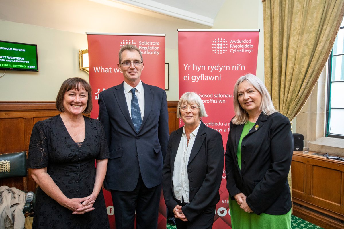 Welsh Secretary <a href="/DavidTCDavies/">David TC Davies 🏴󠁧󠁢󠁷󠁬󠁳󠁿🇬🇧</a> spoke at the <a href="/sra_solicitors/">SRA</a> Welsh UK Parliamentary Reception in support of their work to encourage access to the Welsh language 🏴󠁧󠁢󠁷󠁬󠁳󠁿