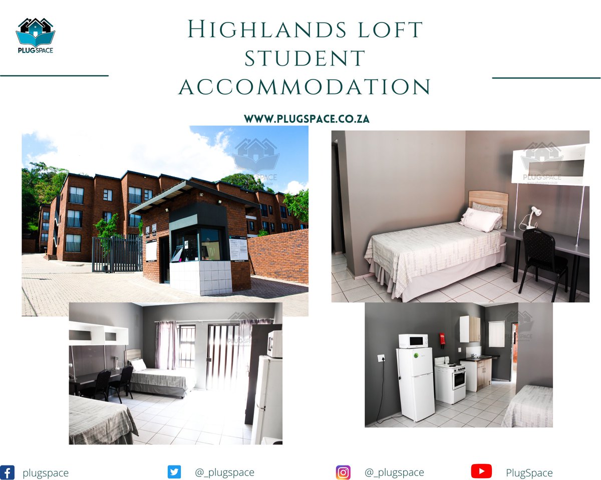 - Highlands Loft Student Accommodation.😎

Here's an Off-Campus Accommodation in the vicinity of UJ Doornfontein Campus, who wouldn't want to stay here!?
To View And Apply For This Accommodation Go To :
plugspace.co.za/property_detai… 

#uj #wits #nsafs #college #StudentAccommodation