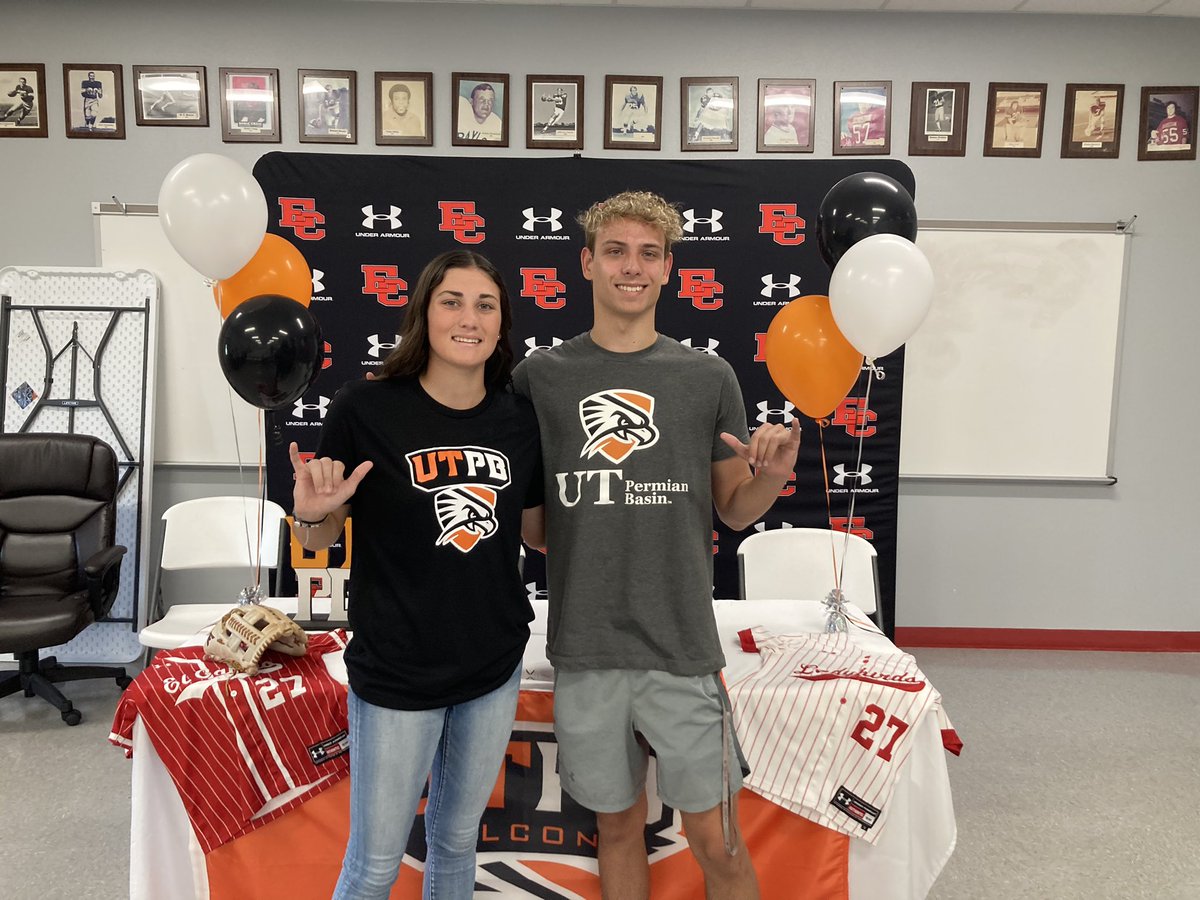 Well………she’s not a swimmer, but it’s exciting to see another Ricebird becoming a Falcon. 

Congratulations Faith on signing with UTPB!

#FalconsUp