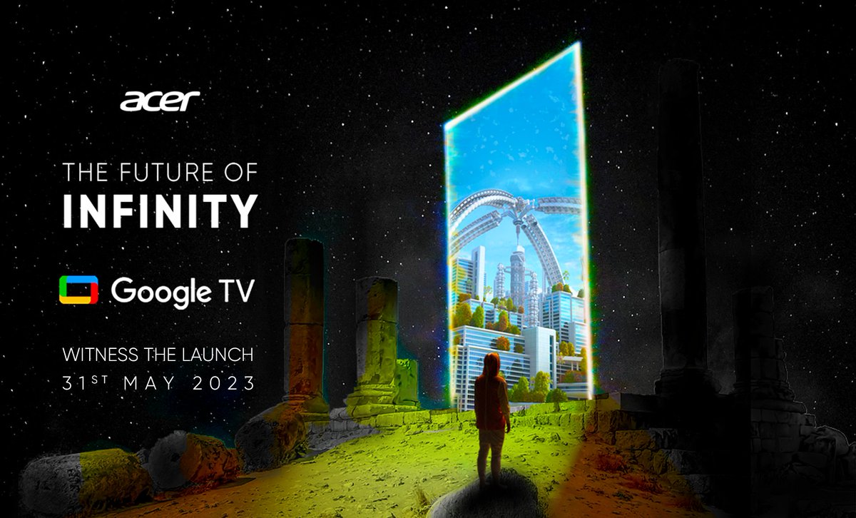 GiriSonnaSeri's tweet photo. Acer TV is gearing up for a major launch with some incredible features on 31st May. Stay tuned for more details. #AcerTVLaunch #TheFutureOfInfinity #FutureOfTV
@AcerTVIndia https://t.co/B4bNpExJBG