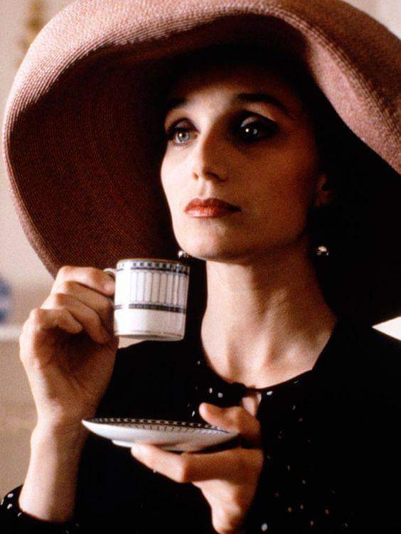 Tea, coffee anyone? ☕️🫖 #KristinScottThomas 🎂❤️