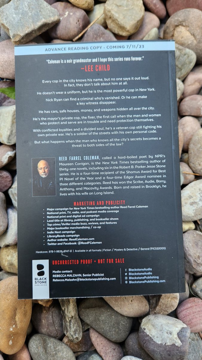Duells06's tweet photo. I received a ARC of SLEEPLESS CITY written by @ReedFColeman published by @BlackstoneAudio out July 11th #NickRyan #DonWinslowBookClub #StoryFactory ๐ฅ๐ฅ๐ฅ๐ฅ
PREORDER HERE: https://t.co/EJiIPphHbv https://t.co/DjNTv55QgD