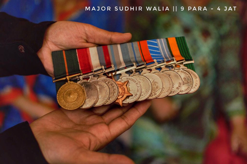 Moment of my life..

Holding medals of the RAMBO of
#IndianArmy
MAJOR SUDHIR WALIA
9 PARA SF - 4 JAT

To recognize the medals, do click the link below
m.facebook.com/story.php?stor…

Homage to #majorsudhirwalia on his birth anniversary today.

#FreedomisnotFree few pay #CostofWar.