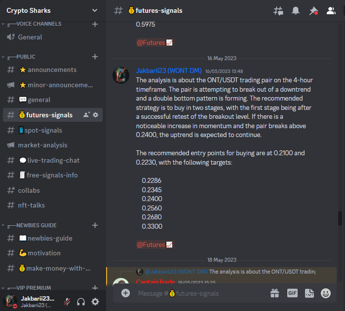 CryptoSharksOFC's tweet photo. #ONT signal that was shared with our discord and telegram community hit all targets 🦈telegram:https://t.co/fvXUmEbwdr…
discord: https://t.co/M8ong3c5WC

#cryptosignals #CryptoSharks #cryptotrading #financialfreedom #targets #profits #investing #BTCUSDT #Ethereum https://t.co/GeMck4rXMF