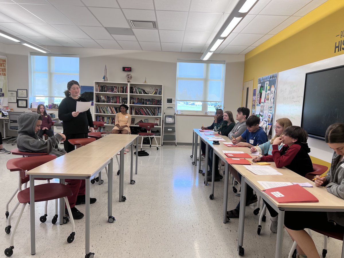 HollyBlair_Dr's tweet image. Maine's Positive Story of the Day ~ Caribou Community School ~8th grade students at Caribou Community School participated in a Mock Legislative Day.  wagmtv.com/2023/05/23/hou…
@caryolson5 @SenatorCollins @EdLeadersMaine @caribouteacher  @NASSP