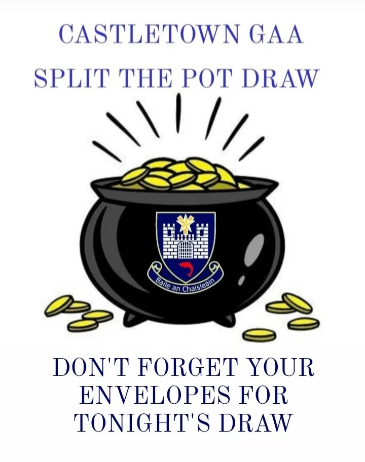 Don't forget your envelopes for tonight's Spilt the Pot Draw ✉💰