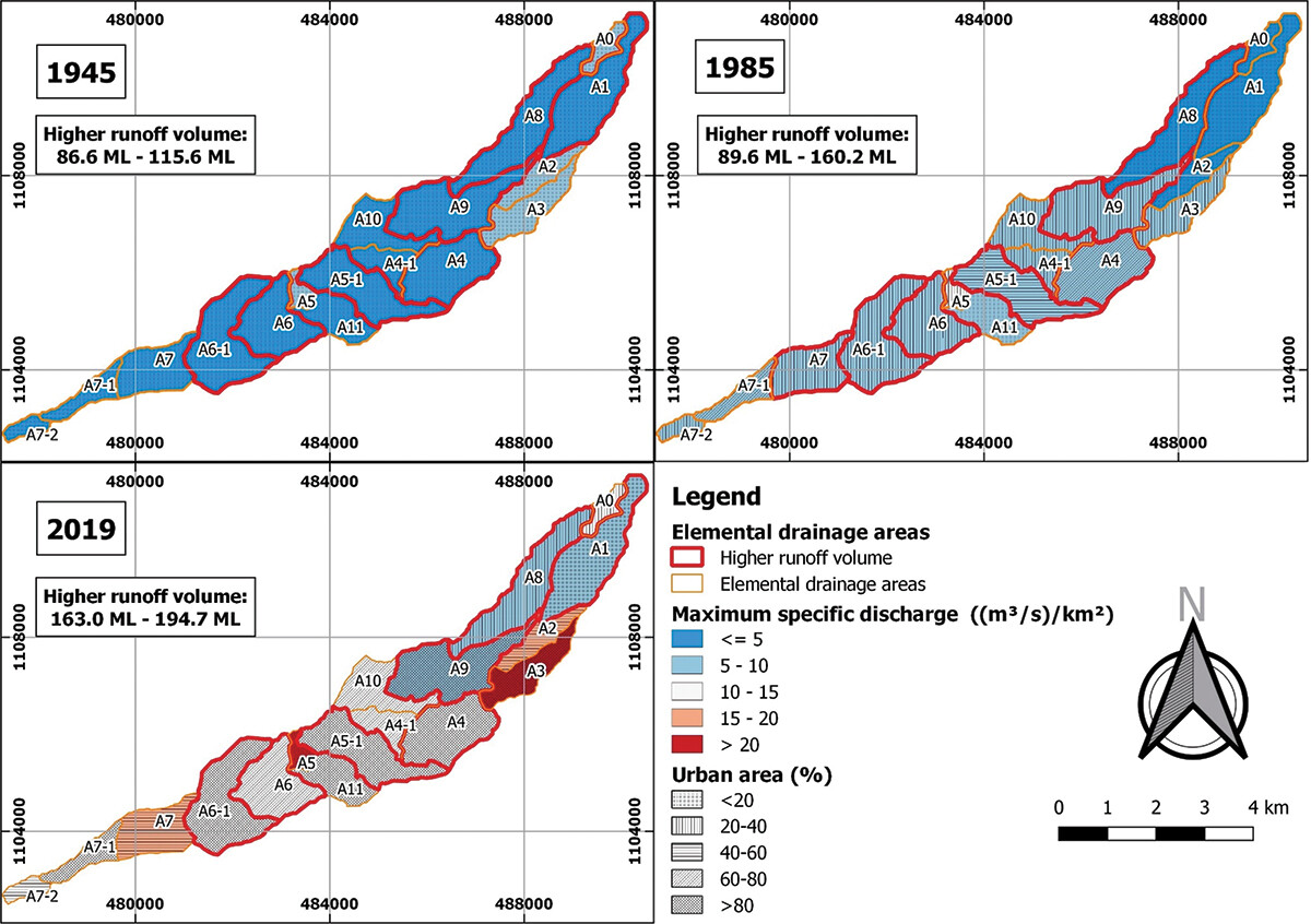Jochen Hack (@hackjochen) on Twitter photo New Open Access Paper <a href="/tandfonline/">Taylor & Francis Research Insights</a> on hydrological impacts of over 8 decades of urbanization in a Costa Rican watershed. +64% urban led to major hydrological challenges = +80% runoff-volume, +220% peak-flow, −25 min time-to-peak. url6649.tandfonline.com/ls/click?upn=o… @Unihannover New Open Access Paper <a href="/tandfonline/">Taylor & Francis Research Insights</a> on hydrological impacts of over 8 decades of urbanization in a Costa Rican watershed. +64% urban led to major hydrological challenges = +80% runoff-volume, +220% peak-flow, −25 min time-to-peak. url6649.tandfonline.com/ls/click?upn=o… @Unihannover
