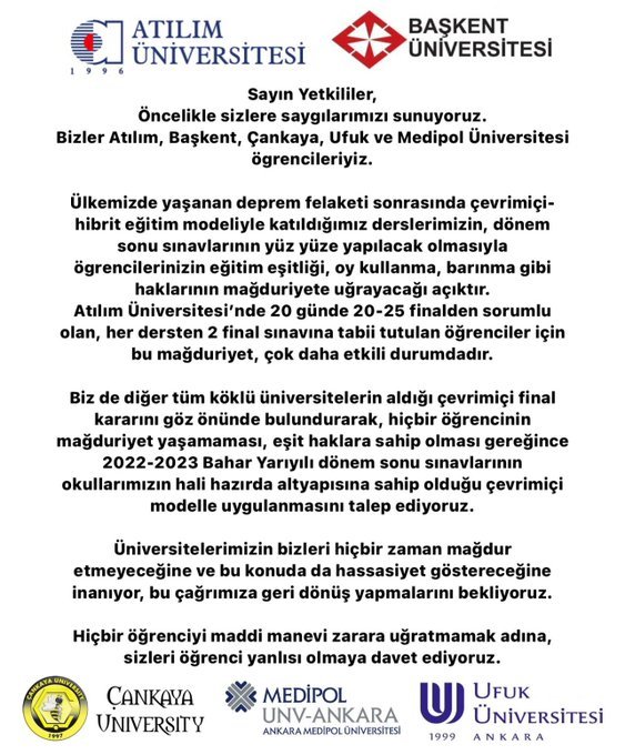 _smy33's tweet photo. Eşitlik istiyoruz, müşteriniz değiliz 
 #öğrenciniDuyAtılım 
#atılımfinalleronlineolsun 
#AtılımOnlineSınavİstiyor 
#atılımfinalleronlineolsun 
#atılımuniversitesi 
#atil https://t.co/363Y5vDfTY