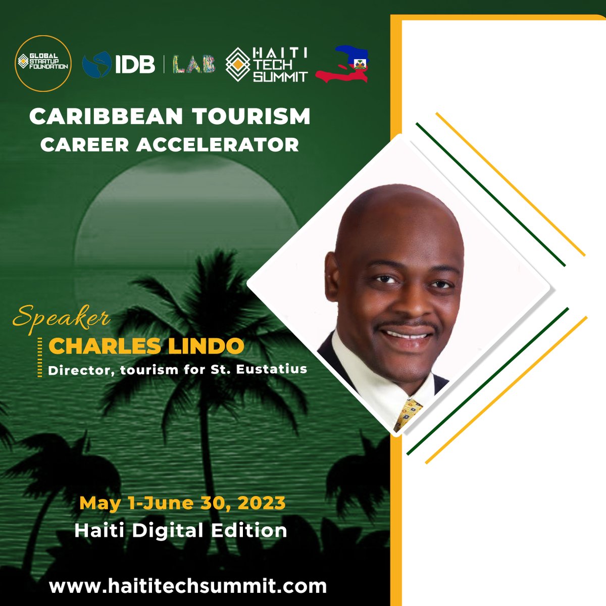 Thank you to our incredible speaker Charles Lindo at the Caribbean Tourism Career Accelerator Program! for sharing your expertise, insights, and inspiration with our aspiring entrepreneurs. 

#GSFAccelerator #SpeakerAppreciation #caribbeantourismaccelerator