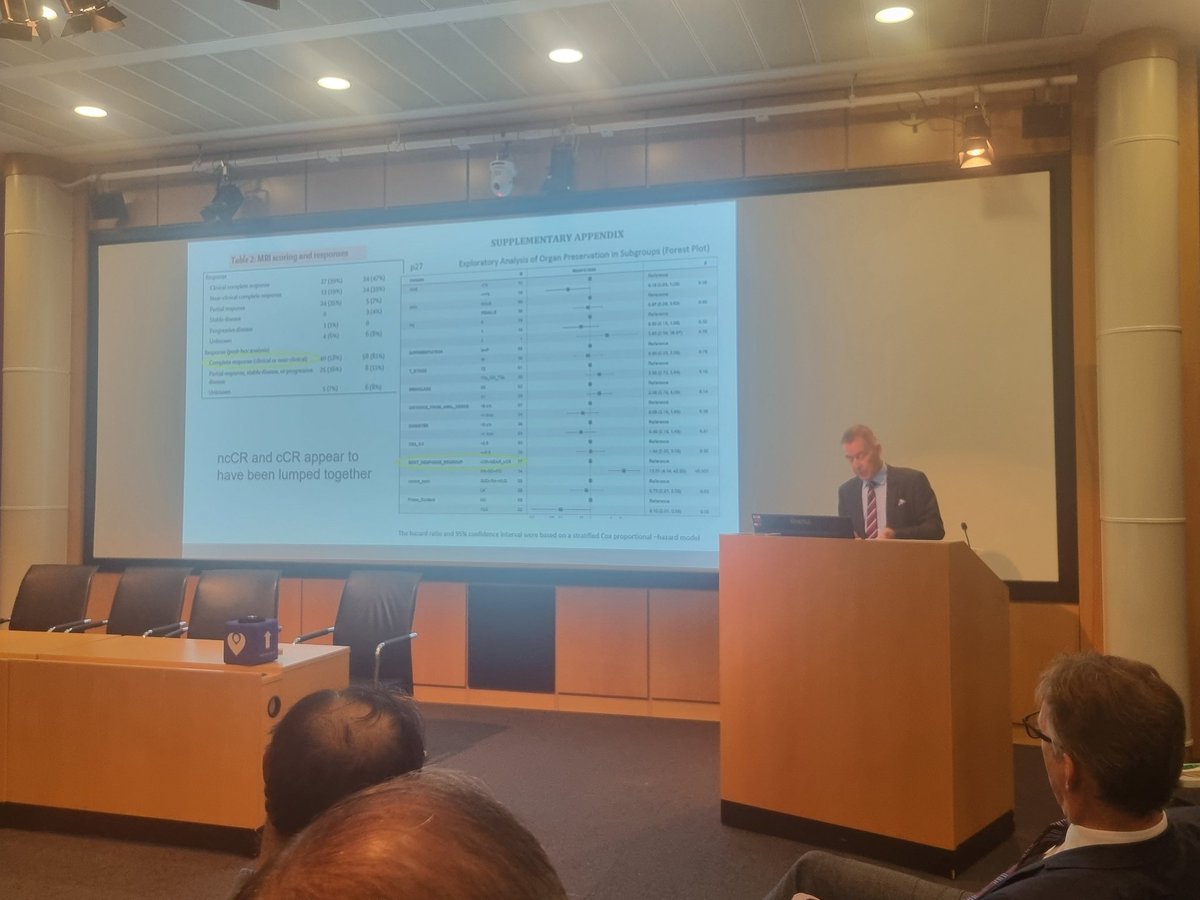 With thanks to @PerJNilsson1 for sharing his thoughts on management of near complete response in #rectalcancer @TheChristieNHS @TheChristieSoO study day for GM. Delighted to have colleagues from all @GM_Cancer MDTs here with us!