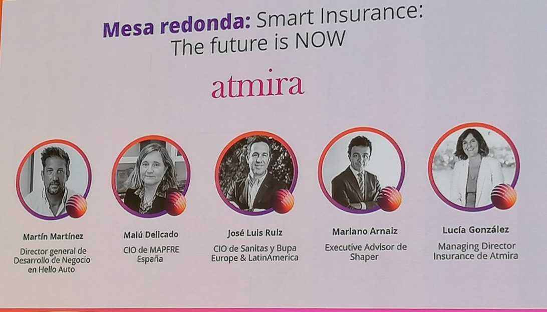 MAPFRE's tweet photo. Junto a destacados especialistas de la innovación en seguros, la directiva ha resaltado también en la mesa Smart Insurance: The future is NOW que "Podemos dar una oferta hiperpersonalizada gracias a la tecnología". #GSII23
@Inese_seguros https://t.co/U6AusSA19m
