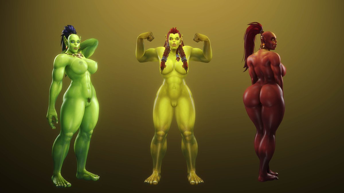 Strong ladies are finaly available.
Model is chargeable. I'm sorry, I spent so much time for these models, and I need funds for live.
Undead and Gnome females in queue.