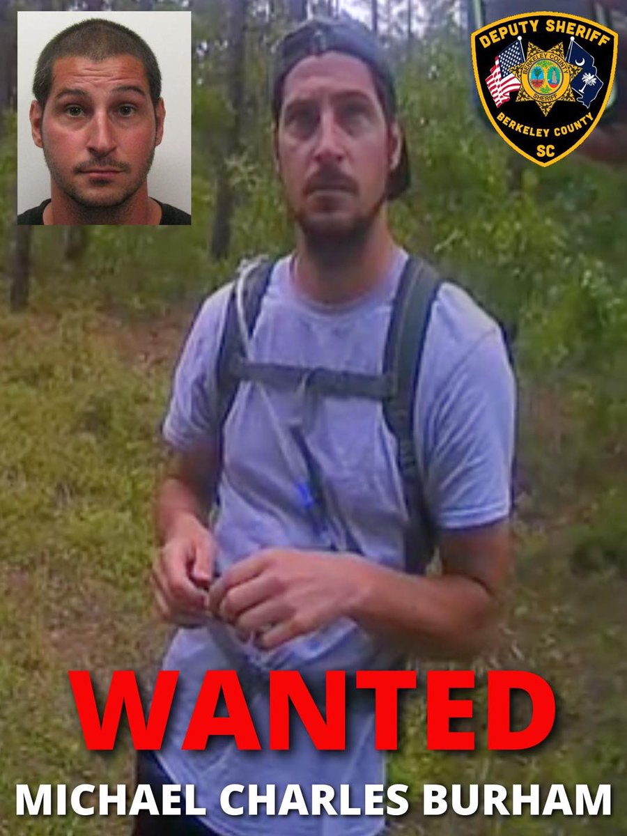 New this morning - The <a href="/FBI/">FBI</a> says fugitive Michael Burham was last spotted at 11pm last night north of the Sewee Outpost near Awendaw. Authorities believe he may be hitchhiking and may be using a beach cruiser bike to get around. Call 1-800-CALL-FBI w/ any info <a href="/Live5News/">Live5News</a> #chsnews