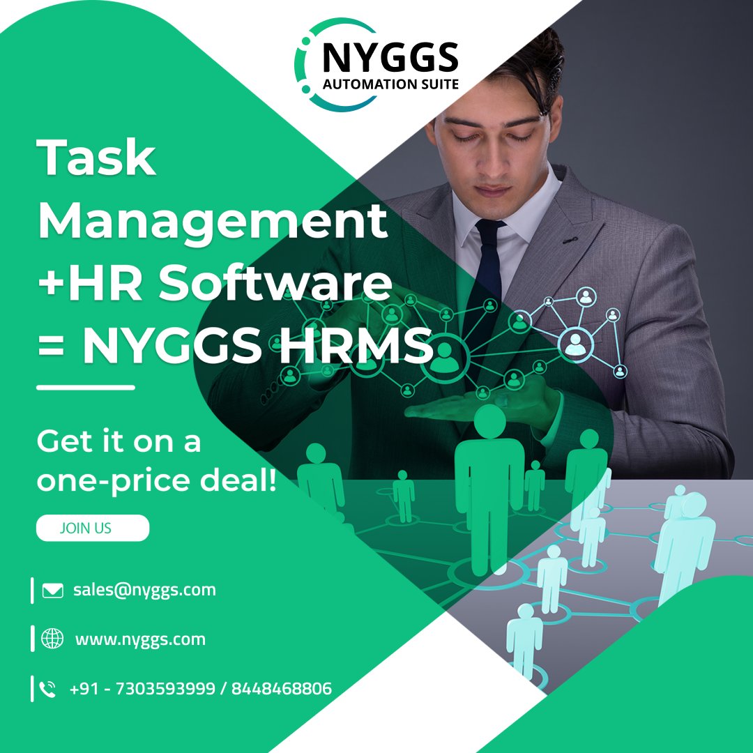 Take your task management game to the next level with NYGGS HRMS! This cloud-based Task Management + HR software helps you to stay organized, maintain a record of both person and team tasks, and get them done faster. 

#experience #hr #software #management #hrms #humanresources
