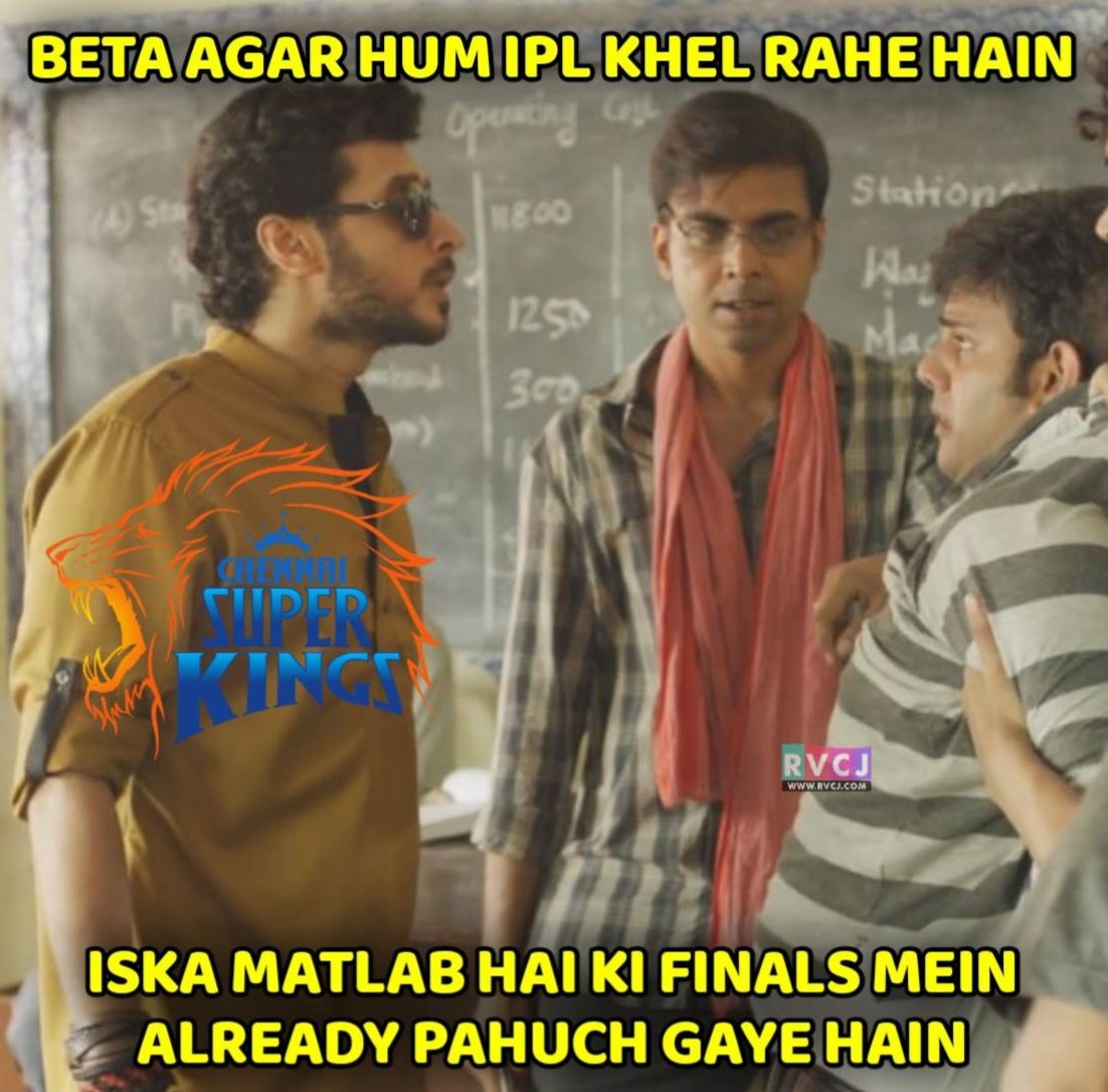 CSK Be Like, "Ye Saala IPL Finals Mein Khelne Ki Aadat Ho Gayi Hai."😁
#IPL2023 #CSKvGT. <a href="/msdhoni/">Mahendra Singh Dhoni</a> 🥺❤️ mahi