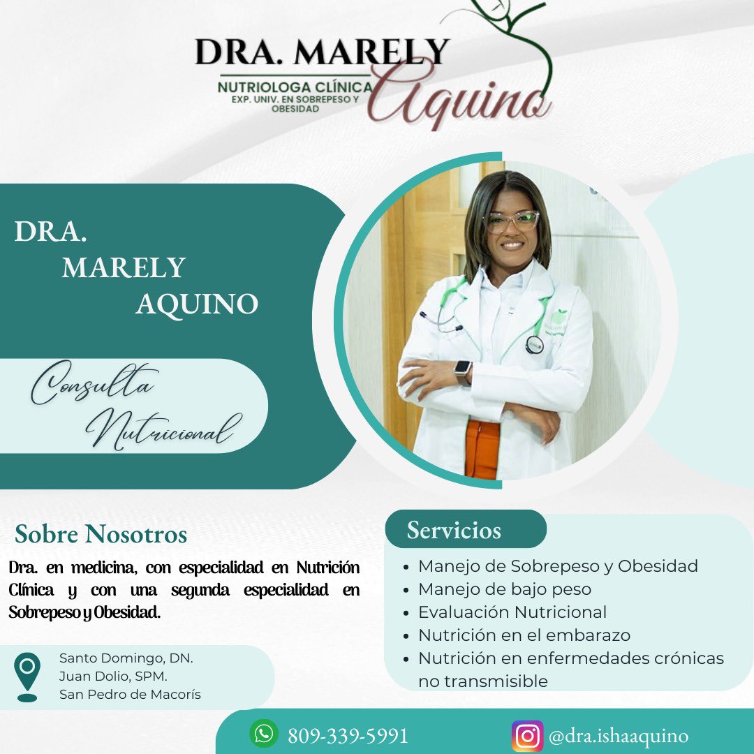 Dra. Marely Aquino - Nutriologa 🍏 (@dishaaquino) on Twitter photo 