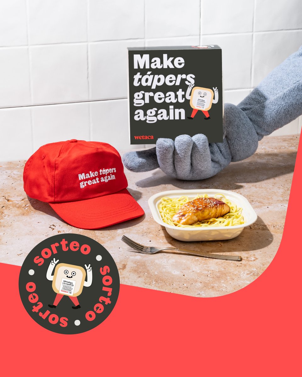 wetaca's tweet photo. SORTEO
Hemos hecho una encuesta:
📊 El 61,4% cambiaría su voto si un candidato regala comida sana y variada durante su legislatura.
Por eso Wetakito se presenta a las elecciones, con sorteazo y todo: un premio de 50€ para tápers y 5 gorras.
Participa:
- Síguenos
- Dale RT y ❤️ https://t.co/FUJPG8g0kH