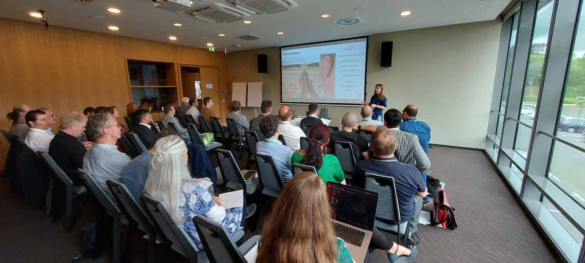 EnvisionH2020's tweet photo. @EnvisionH2020 workshop at the Panta Rhei Conference just started 🥳

"Needs of the compliance monitoring procedures for the new CAP from business cases (Lithuanian, Cypriot and Flemish Paying agencies) and developed methodologies" https://t.co/LIlAVsTz5e