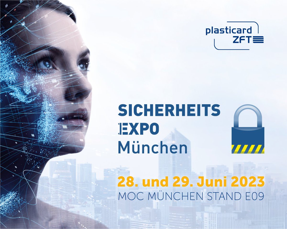 Bald ist es wieder so weit: #SicherheitsEXPO München
Wir sind dabei! Besuchen Sie uns vom 28. bis 29. Juni am Stand E09

#plasticardzft #messemuenchen #rfidcard #idcard