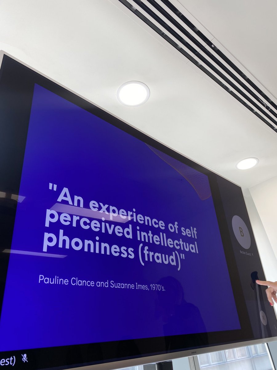 “I won’t stop.”

Strong, inspiring words from Namitha - 1 of the 10 amazing Returners starting <a href="/McLarenF1/">McLaren</a> &amp; <a href="/EntainGroup/">Entain</a>’s Returnship. Today <a href="/RTaylor81/">Beckie Taylor</a> sits with the group to workshop around confidence, success and imposter syndrome. So much positivity in this room!

#WomenInStem