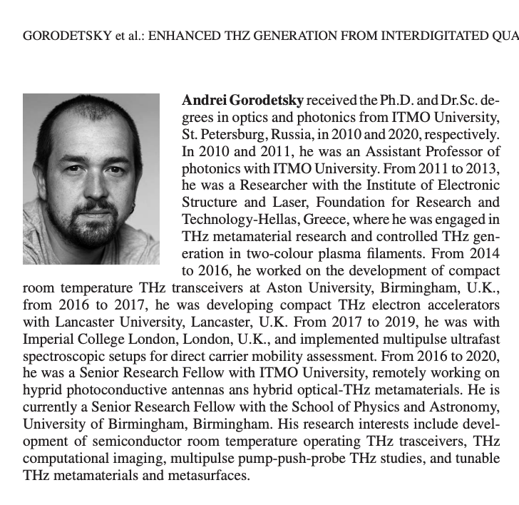 Hey that's me! 

Nice thing with author photos in the papers