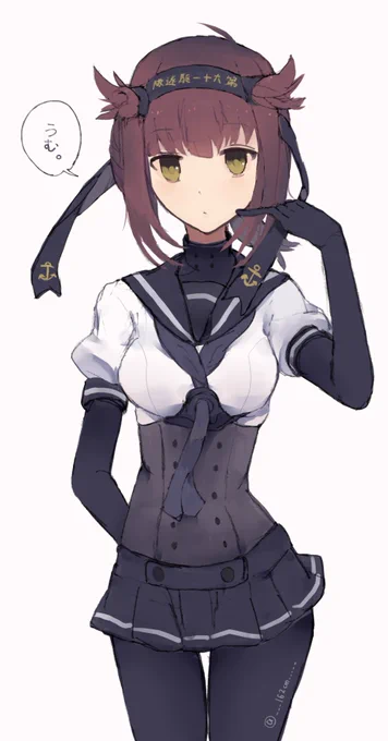 艦これをきっかけに、お絵描きはじめたばかりの頃でした。  #みなさん3年前の今頃はどんな絵描いてましたか