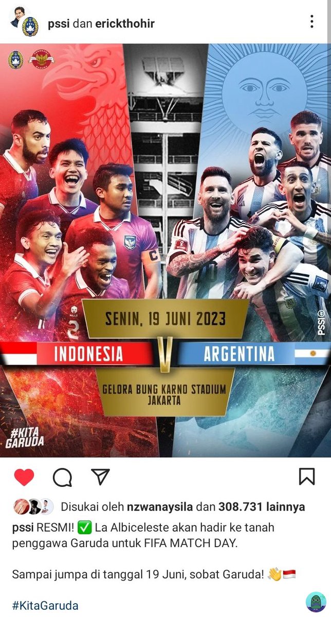 💚 RESMI GAIS!!! Uang bisa dicari, Coldplay ke Indonesia cuma sekali, tapi liat messi di tackle Asnawi itu lebih berarti 🤣