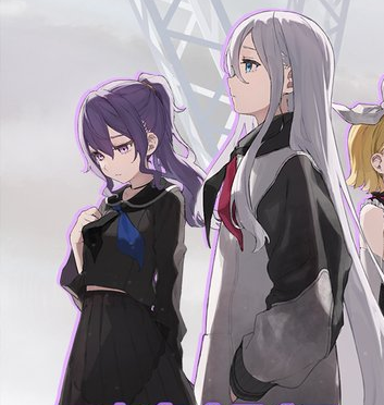Nightcord at 25:00 1st Connect Live Key Illustration
illust: はむねずこ