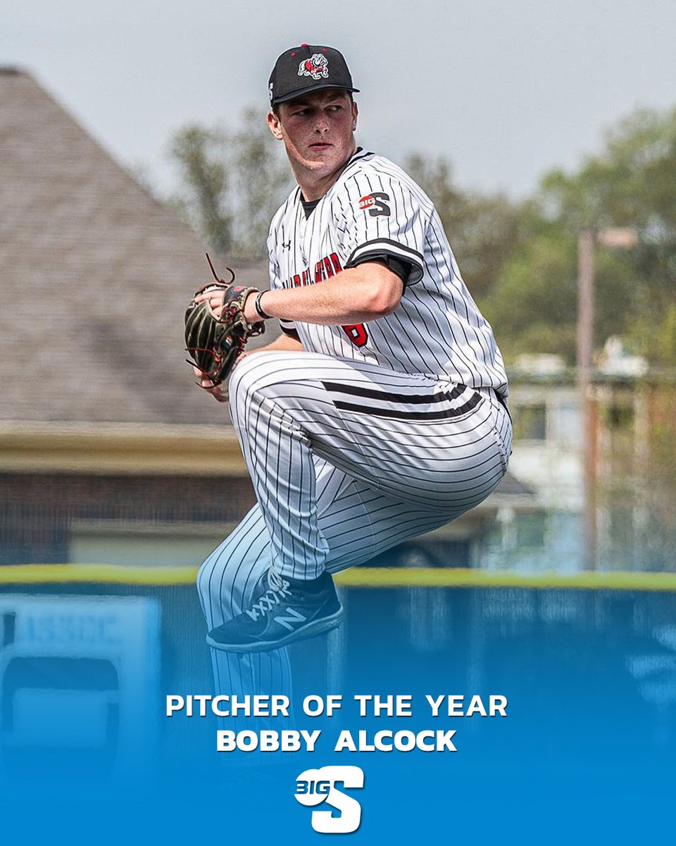 2023 #BigSouthBase⚾️ Awards

𝗣𝗜𝗧𝗖𝗛𝗘𝗥 𝗢𝗙 𝗧𝗛𝗘 𝗬𝗘𝗔𝗥 🏆

🐶 Bobby Alcock • <a href="/GWUBaseball/">Gardner-Webb Baseball</a>