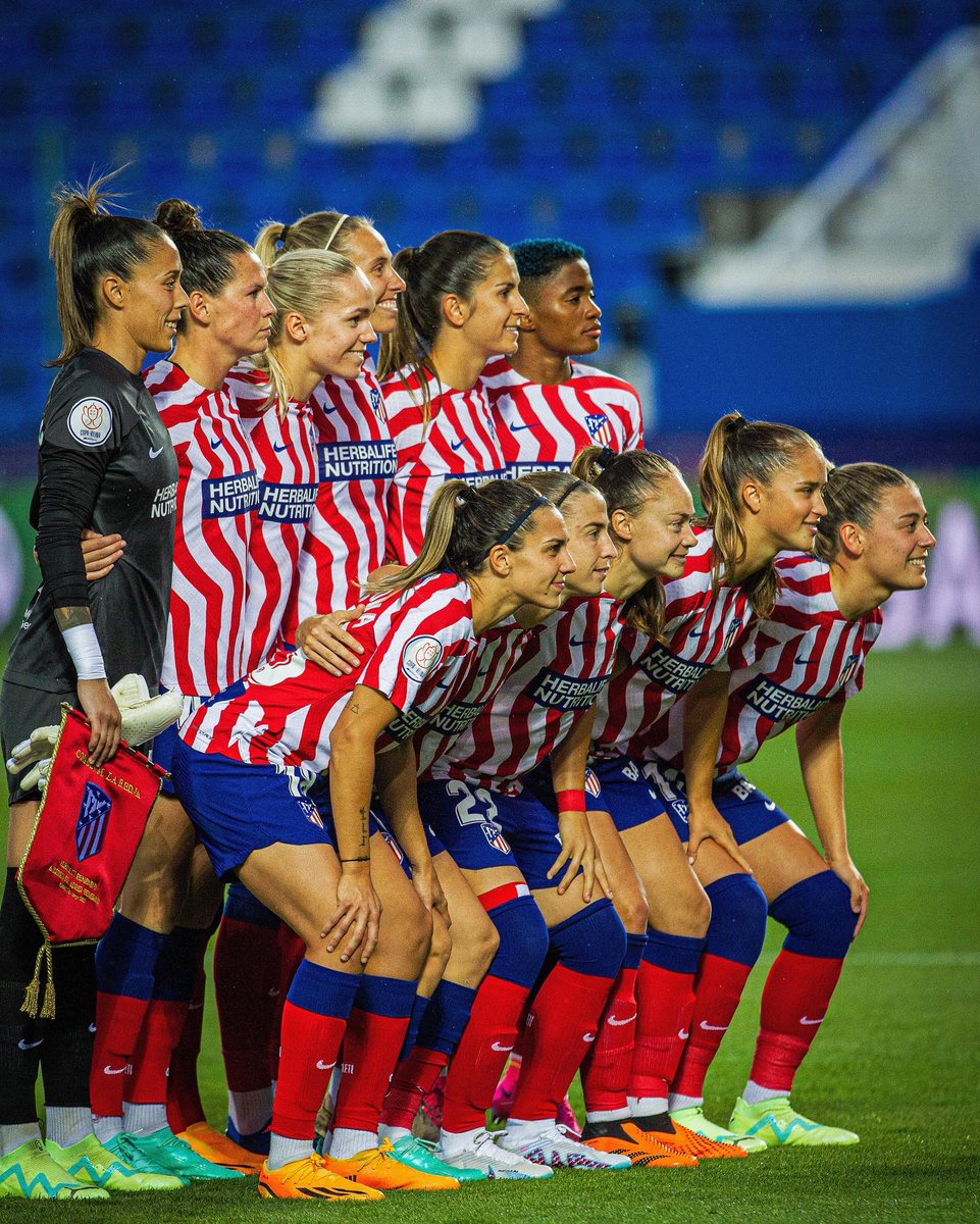 ¡A LA FINAL! 🔜🏆👸🏼 #AupaAtleti ♥️🤍