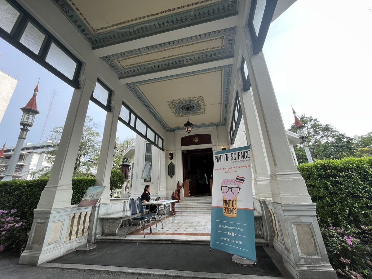 Wirichada's tweet photo. Pint of Science, Thailand - Science is all around #Pint23 #PintofscienceTH https://t.co/SUgzUkZ7R2