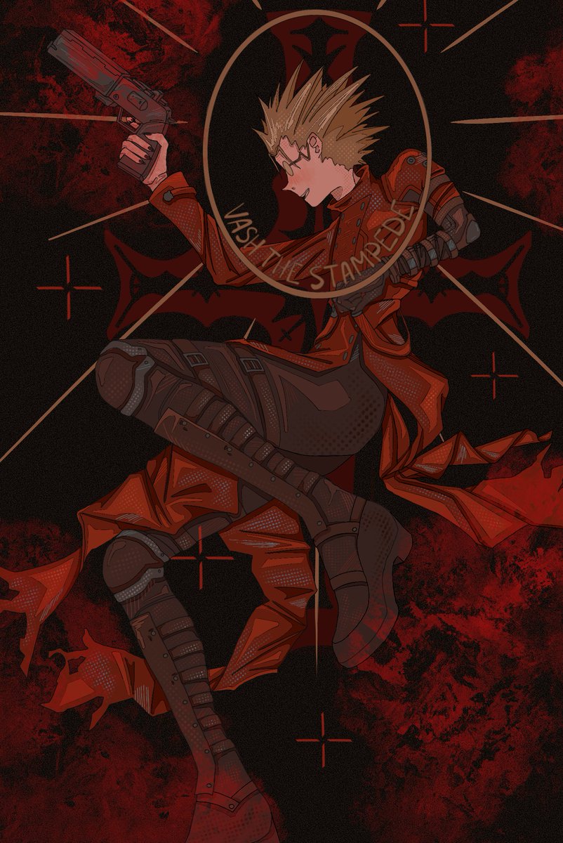 wightonic's tweet photo. death is inevitable. 

#Vash | #vashthestampede  | #TRIGUN https://t.co/CpgWf4g0u1