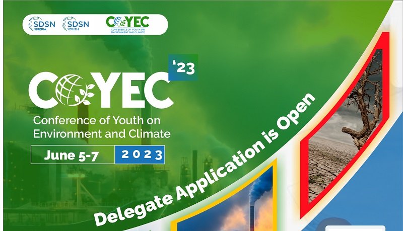 Oppourtunties's tweet photo. 2023 Conference of Youth on Environment and Climate (COYEC) for Young people in Nigeria

Deadline: June 3, 2023.

https://t.co/nS1DbNoZ3F https://t.co/dPZZNMOgGa